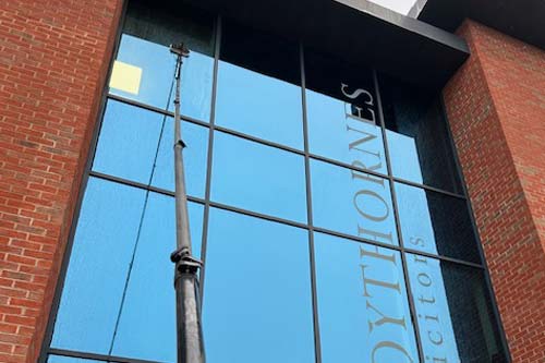 Commercial window cleaning service in Spalding