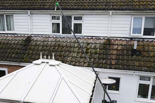 Domestic gutter cleaning in Spalding