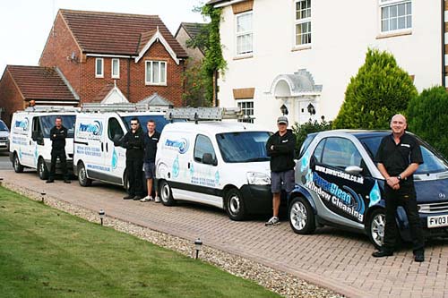 PurerClean window cleaning team